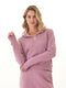 Tyra Triblend Fleece Quarter Zip Hoodie