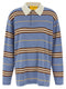 Guest In Residence Striped Rugby Polo Shirt