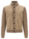 Zegna Suede Panel Cardigan
