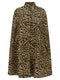Valentino Garavani Cape In Animalier Cloth