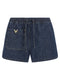 Valentino Garavani Chambray Denim Shorts