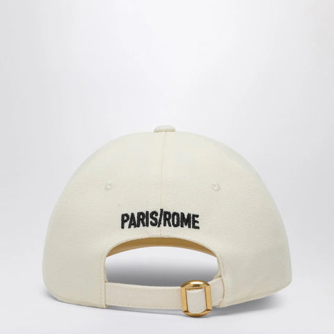 Valentino Garavani Chez Valentino ivory baseball cap