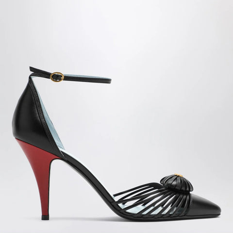 Valentino Garavani Décolleté VG Sandal Royal black