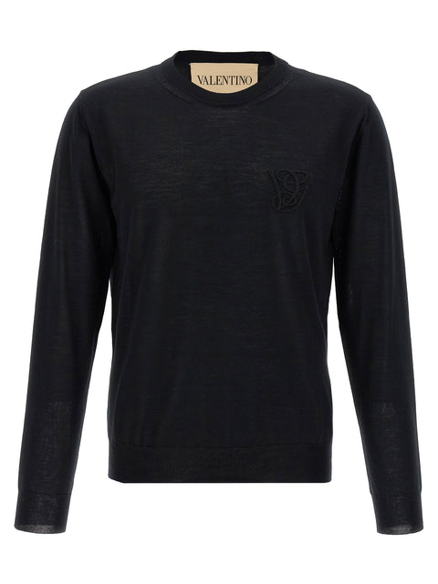 Valentino Garavani Logo Embroidery Sweater