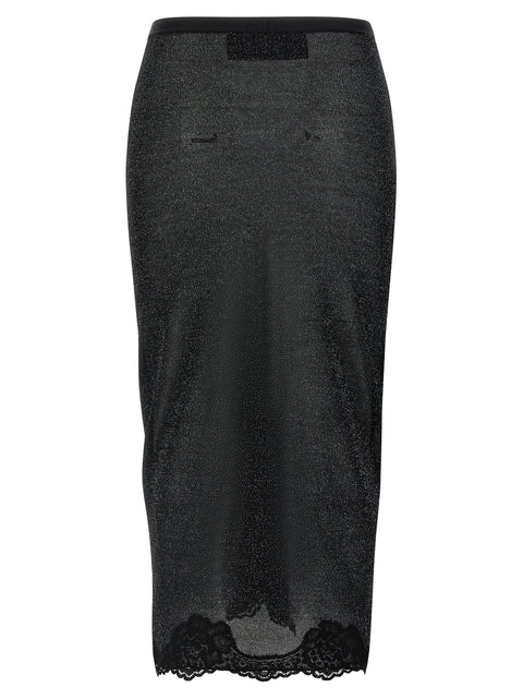 Valentino Garavani Lurex Knit Skirt