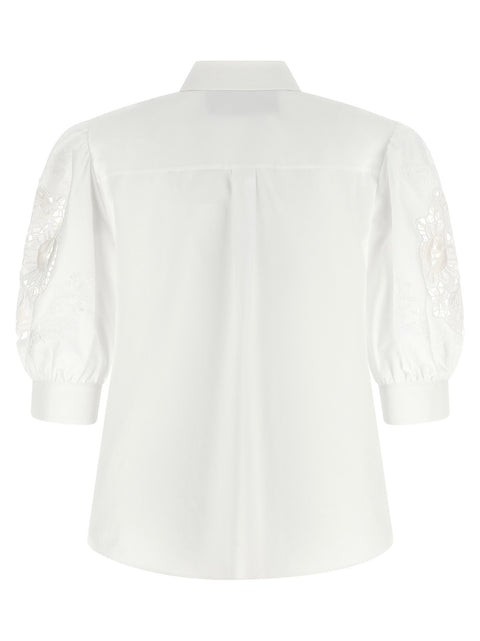 Valentino Garavani Macramé Insert Shirt