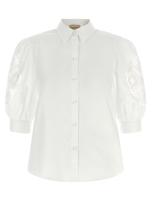 Valentino Garavani Macramé Insert Shirt