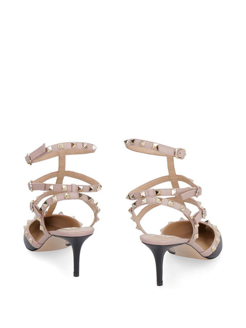 Valentino Garavani Patent Rockstud Caged Pump