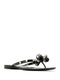 Valentino Garavani Rockstud PVC Flat Thong Sandals