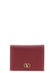 Valentino Garavani Vlogo Burgundy Wallet