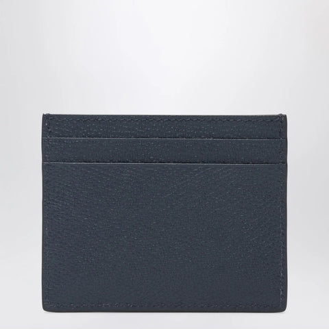 Valentino Garavani Vlogo Signature blue card holder