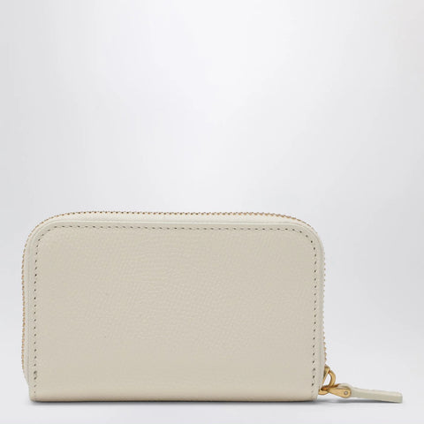 Valentino Garavani Vlogo Signature zip wallet ivory