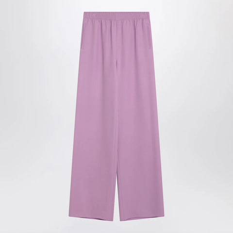 Valentino Wide lilac pink silk pants