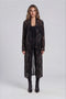 Velvet Burnout Duster with Metallic Paisley Overlay