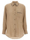 Victoria Beckham Piping Detail Pyjama Shirt