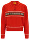 Guest In Residence Cable Collegiate Polo Sweater