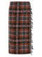 Guest In Residence Tartan Wrap Skirt