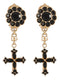 Dolce & Gabbana Cross Pendant Earrings