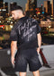 Warning Not So Quiet Howling Wolf Cropped Tee-Tee-First Row-S-Black-Urbanheer