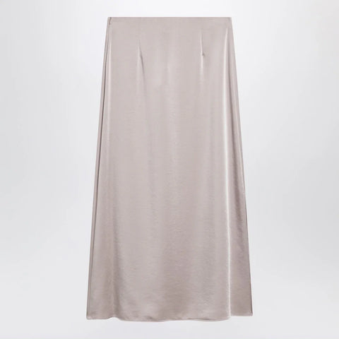 Weekend Max Mara Blush satin midi skirt