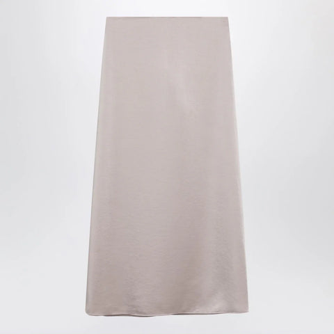Weekend Max Mara Blush satin midi skirt