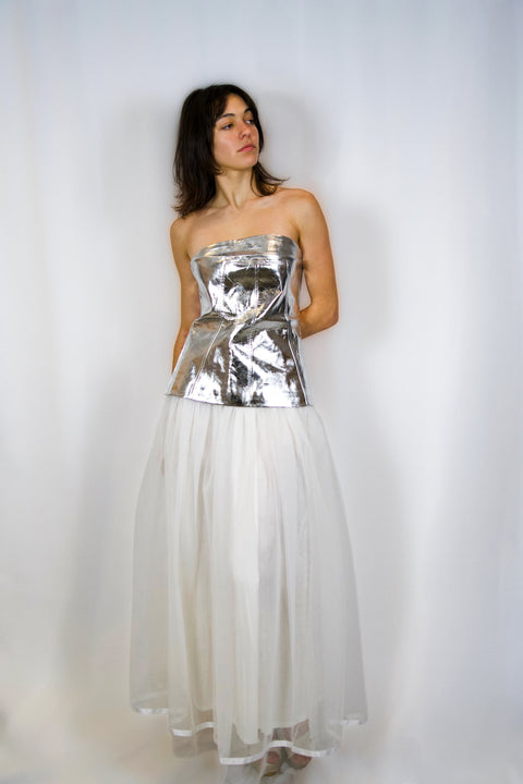 White Fairy Tulle Maxi Skirt