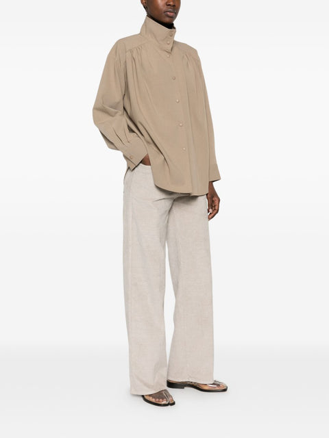 White Sand Cotton blend trousers