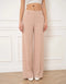 Wide-Cut Tailored Trousers