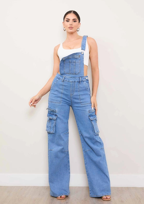 Relaxed dungaree jumpsuit