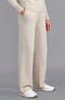Womens Lambswool Knitted Trousers Linen-Trousers-Paul James Knitwear-S-Regular-Urbanheer