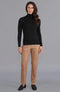 Womens Pure Extra Fine Merino Wool Roll Neck Jumper-Jumper-Paul James Knitwear-XS-Black-Urbanheer