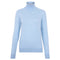 Womens Ultra-Fine Cotton Roll Neck Long Sleeve Jumper Navy-Jumper-Paul James Knitwear-XS-Baby Blue-Urbanheer