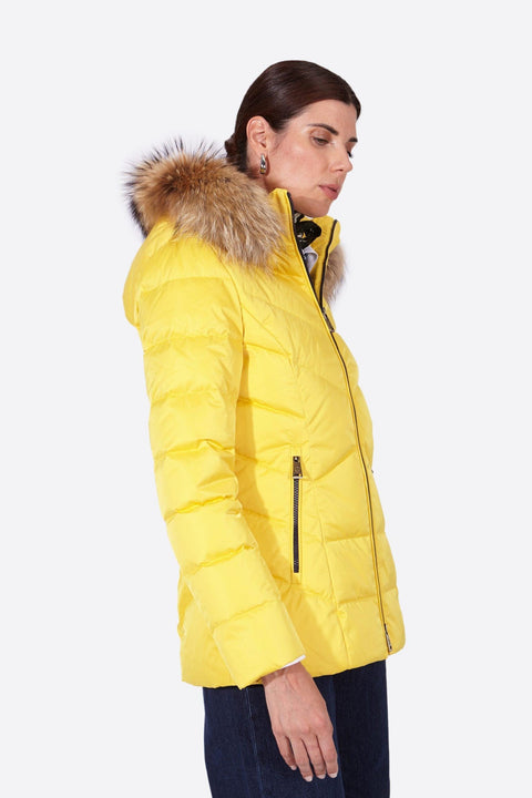 Women's down jacket LENA-N YELLOW-Jacket-Henry Arroway-XS-Yellow/m-Urbanheer