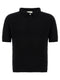 Ma'ry'ya Bouclé Cotton Polo Shirt