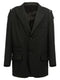 Yohji Yamamoto Single-breasted Blazer With Strap Detail