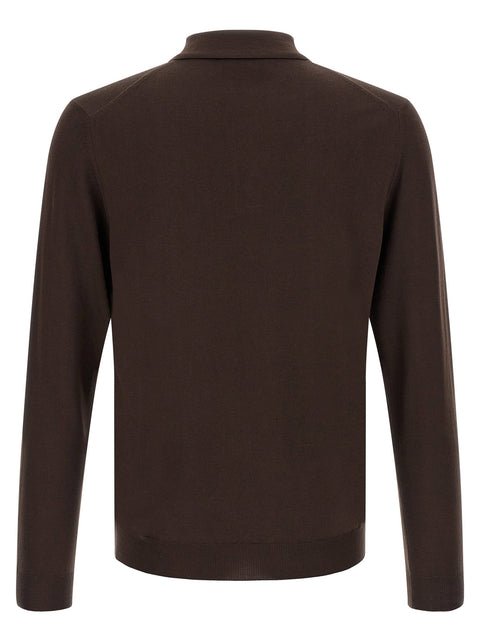 Zanone Long Sleeve Polo Shirt