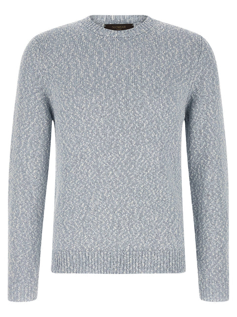 Zanone Two-tone Yarn Sweater