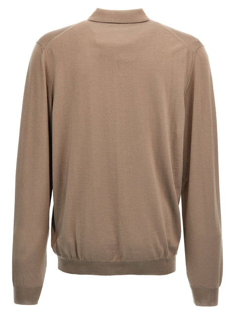 Zanone Virgin Wool Polo Shirt