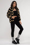 Bear Print Button Up Fleece-Blu Pepper-S-Urbanheer