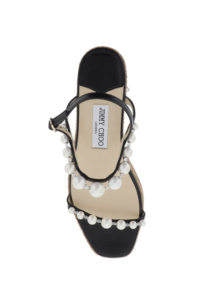 Amatuus 60 Wedge And Pearl Sandals - Black