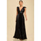 Metallic Pleated Maxi Dress