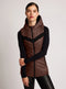 Elongated Puffer Vest - Chocolate
