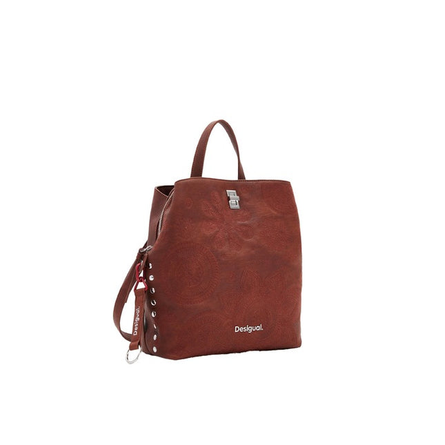 Desigual Women Bag-Accessories Bags-Desigual-brown-1-Urbanheer