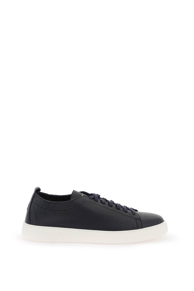 Leather Sneakers - Blue