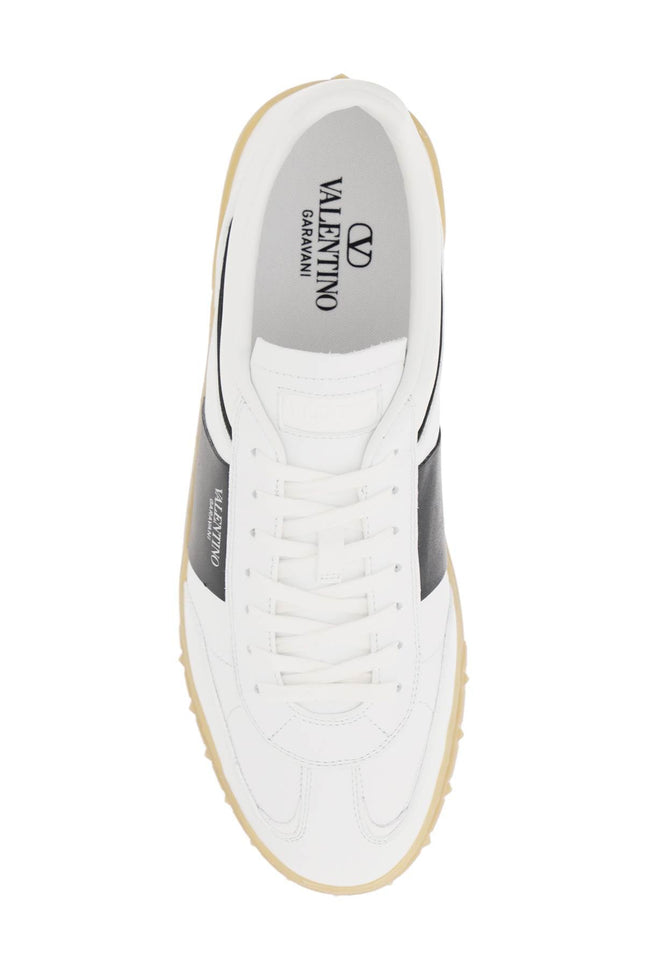 Nappa Leather Low Top Upvillage Sneakers - White