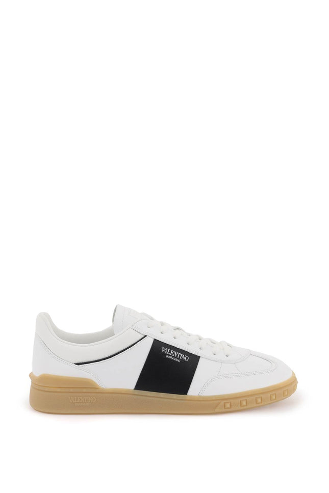 Nappa Leather Low Top Upvillage Sneakers - White