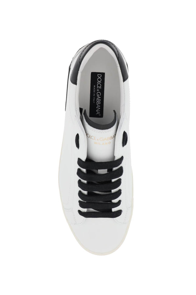 Nappa Leather Portofino Sneakers - White