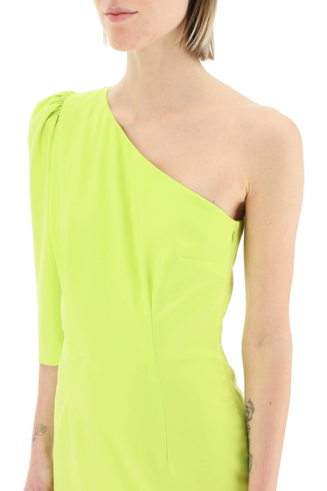 One Shoulder Mini Dress - Green