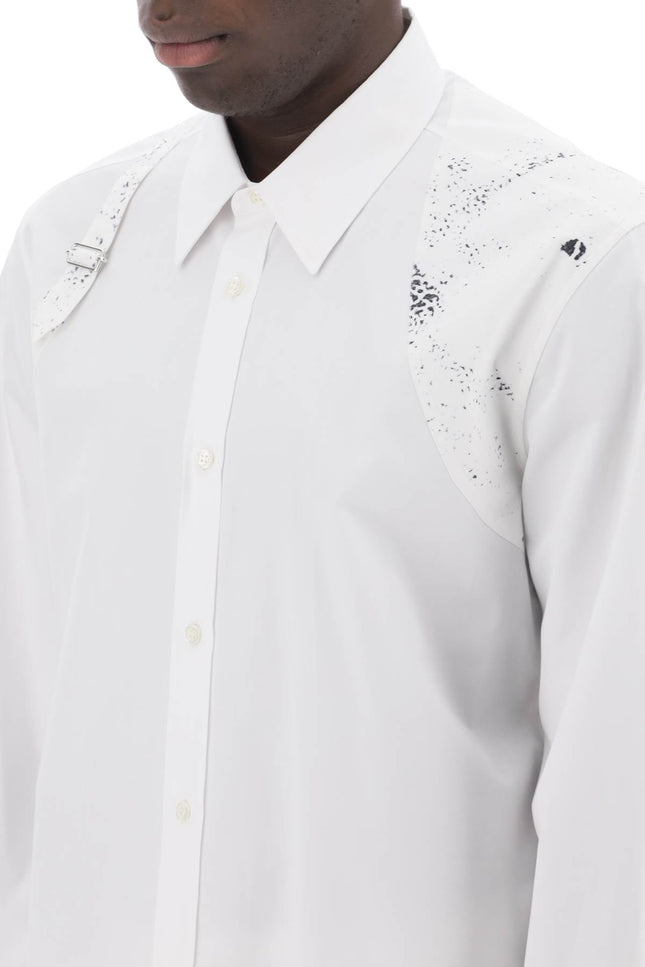 Printed Harness Shirt - White