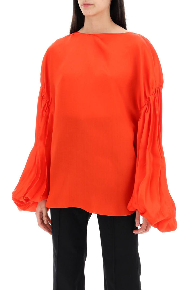 "Quico Blouse With Puffed Sleeves - Red